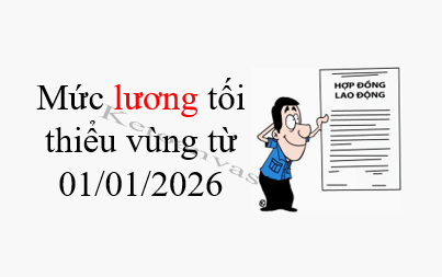 Mức lương tối thiểu đối với người lao động làm việc theo hợp đồng lao động áp dụng từ 01/01/2026