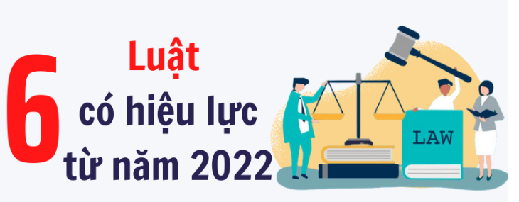 Tổng hợp điểm mới 06 Luật có hiệu lực từ ngày 01/01/2022