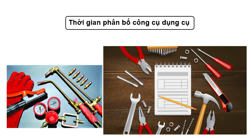 Thời gian phân bổ công cụ dụng cụ