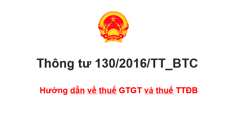 Thông tư 130/2016/TT_BTC