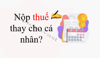Hướng dẫn khai thuế với trường hợp nộp thuế thay cho cá nhân