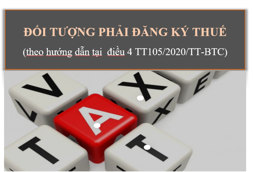 Đối tượng đăng ký thuế