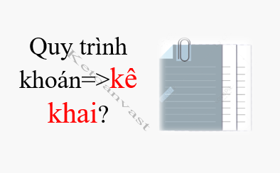 Quy trình chuyển đổi từ hộ kinh doanh thuế khoán sang kê khai thuế