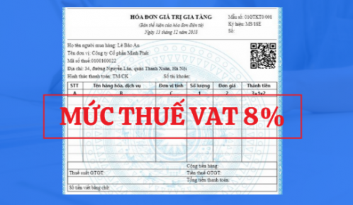 Hướng dẫn lập hóa đơn thuế GTGT 8% theo Nghị định 44/2023